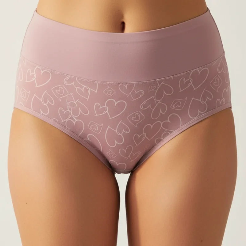 Velune™ – Seamless High-Waist Cotton Briefs