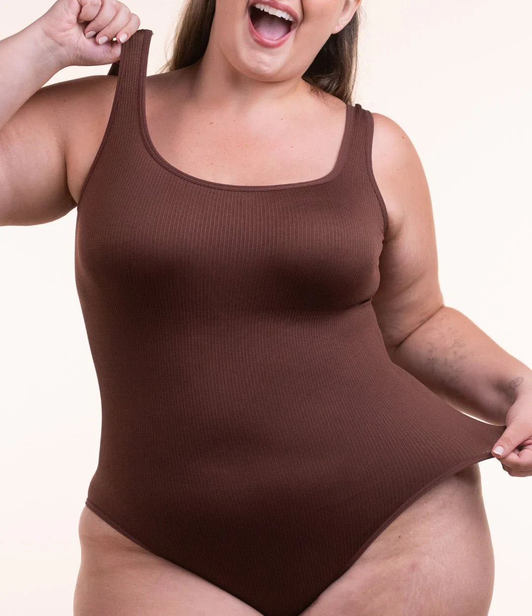 BodyGlow • Seamless Ribbed Shaping Bodysuit